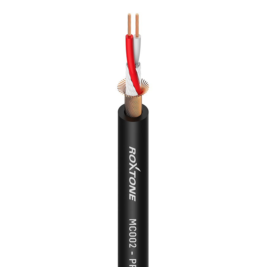 MC002 Balanced Microphone Cable, 24AWG, 2 x 0.22 mm2