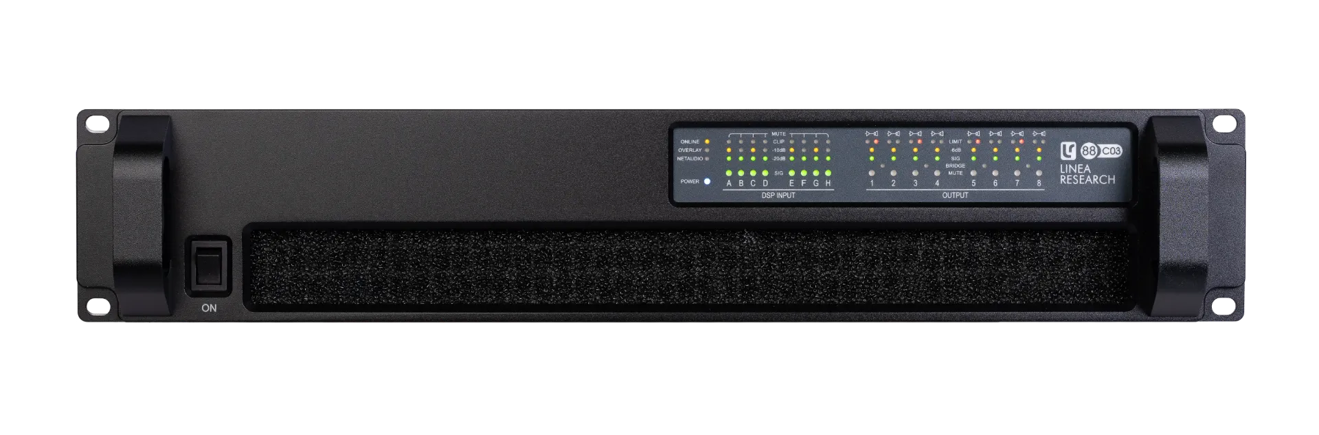 [88C3 Dante  8ch Installation Amplifier 400w] 88C03 (Dante)