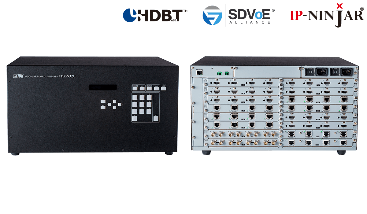 [FDX-S32U] Modular Matrix Switcher with 32 Inputs & 32 Outputs, Frame