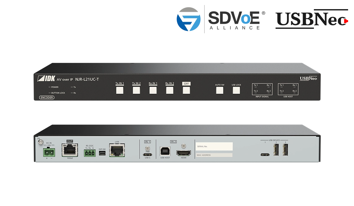 4K@60 HDMI and USB-C Encoder with 2 Inputs and 1 Output