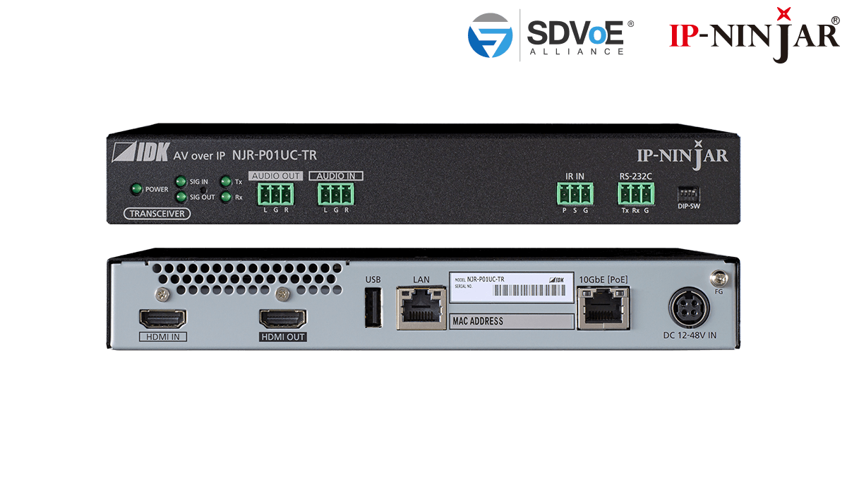 [NJR-P01UC-TR] 4K@60 HDMI Transceiver CAT model