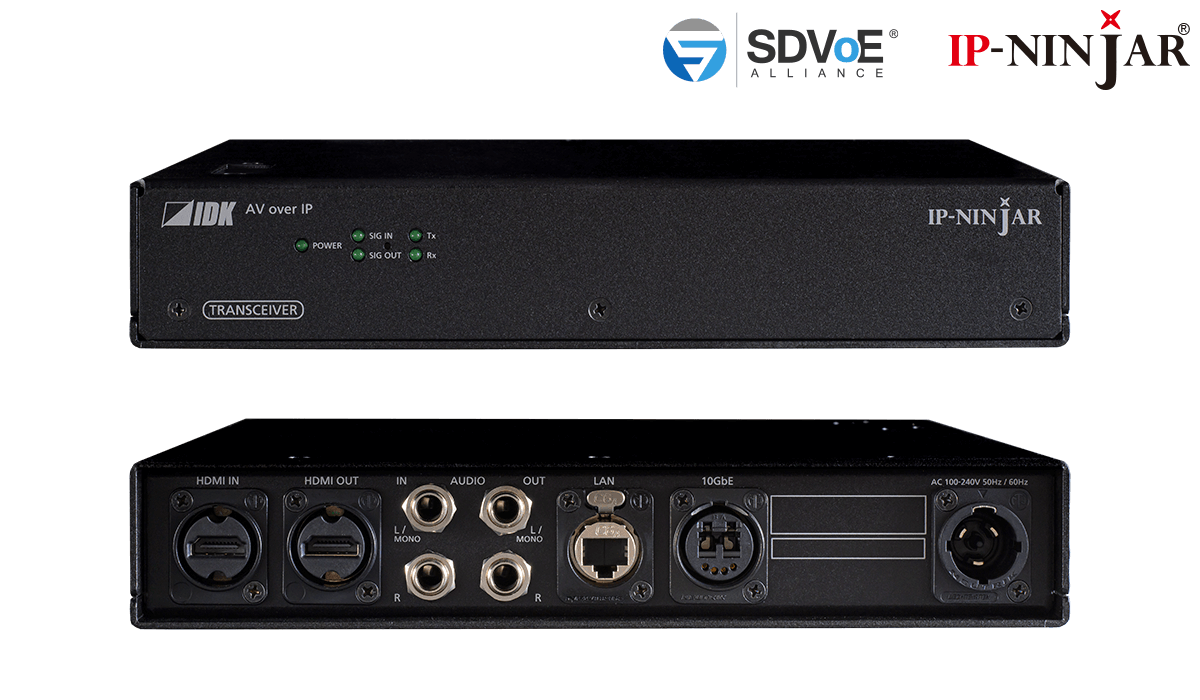 [NJR-P01UFR-TR-MM] 4K@60 HDMI Transceiver Rugged Chassis model for Multimode Fiber