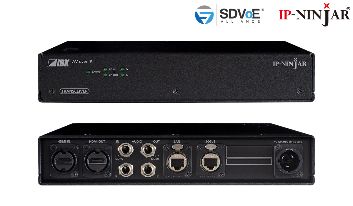[NJR-P01UCR-TR] 4K@60 HDMI Transceiver Rugged Chassis model for CAT6A