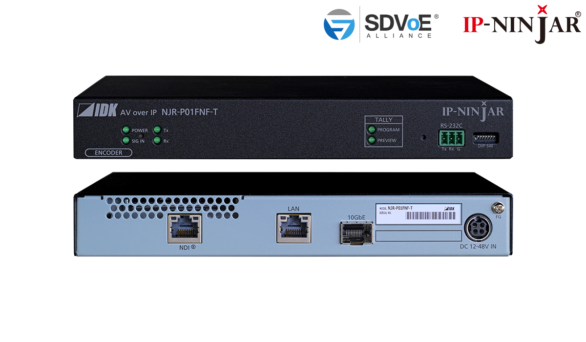 NDI to SDVoE Encoder for Transmitting High Bandwidth NDI Signals