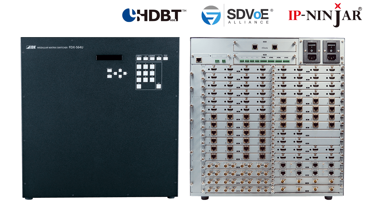 4K@60 (4:2:0) Modular Matrix Switcher with 64 Inputs & 64 Outputs- Frame