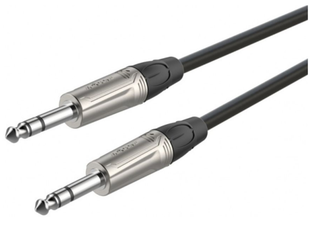 6.35mm 1/4'' TRS Stereo Jack Cable