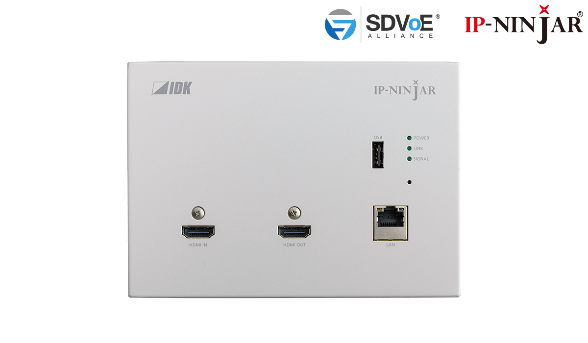4K@60 Wallplate HDMI Encoder CAT model (Black)