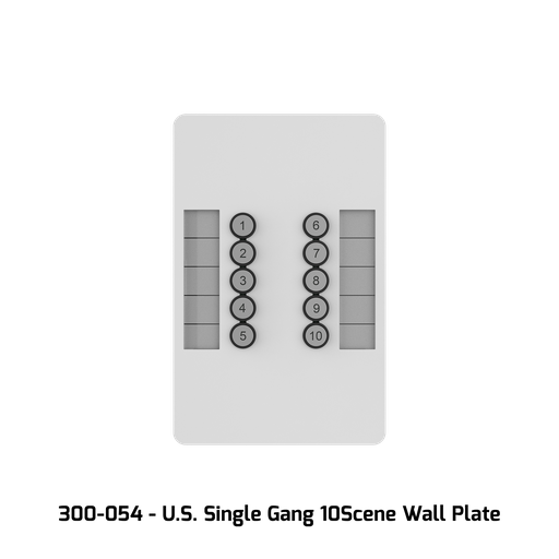 [SnakeSys 10Scene Wall Plate White (Dual Pack) US] SnakeSys 10Scene Wall Plate White (Dual Pack) US