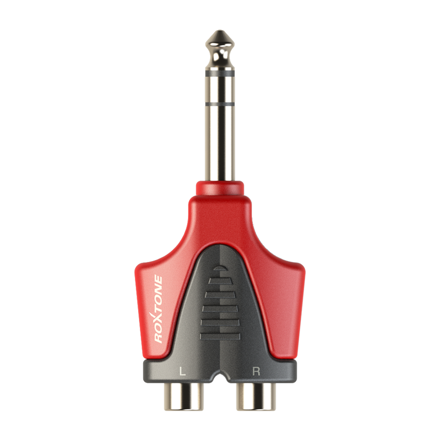 RPAN330 1 x 6.3mm Stereo Plug <=> 2 x RCA Female