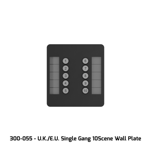 GeNetix 10Scene Wall Plate (Dual Pack) EU, incl. Front in b/w